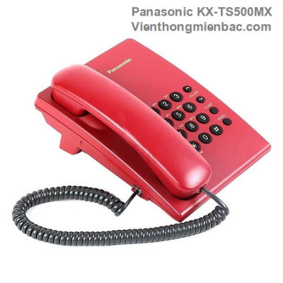 Điện thoại Panasonic KX-TS 500MX  (Đỏ)
